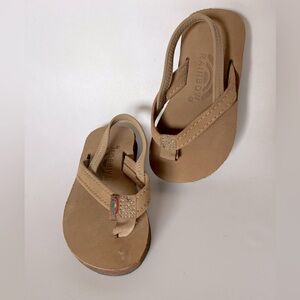 Rainbow Sandals Kid's Single Layer Premier Leather Sandals Kids Size 3-4